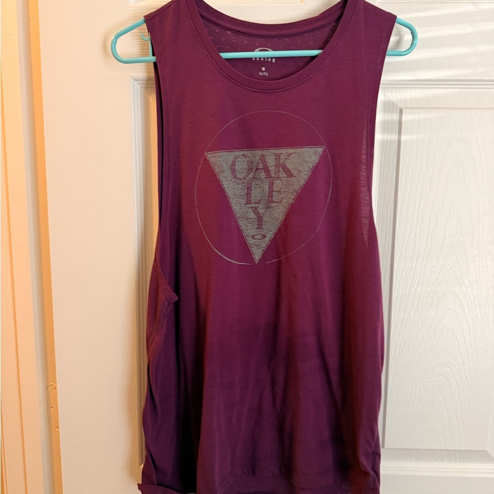 Oakley Women's Muscle Tee in Deep Purple